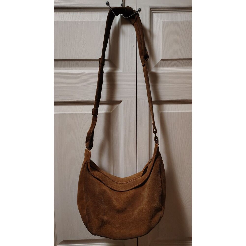 Free People Brown Leather Shoulder Bag
